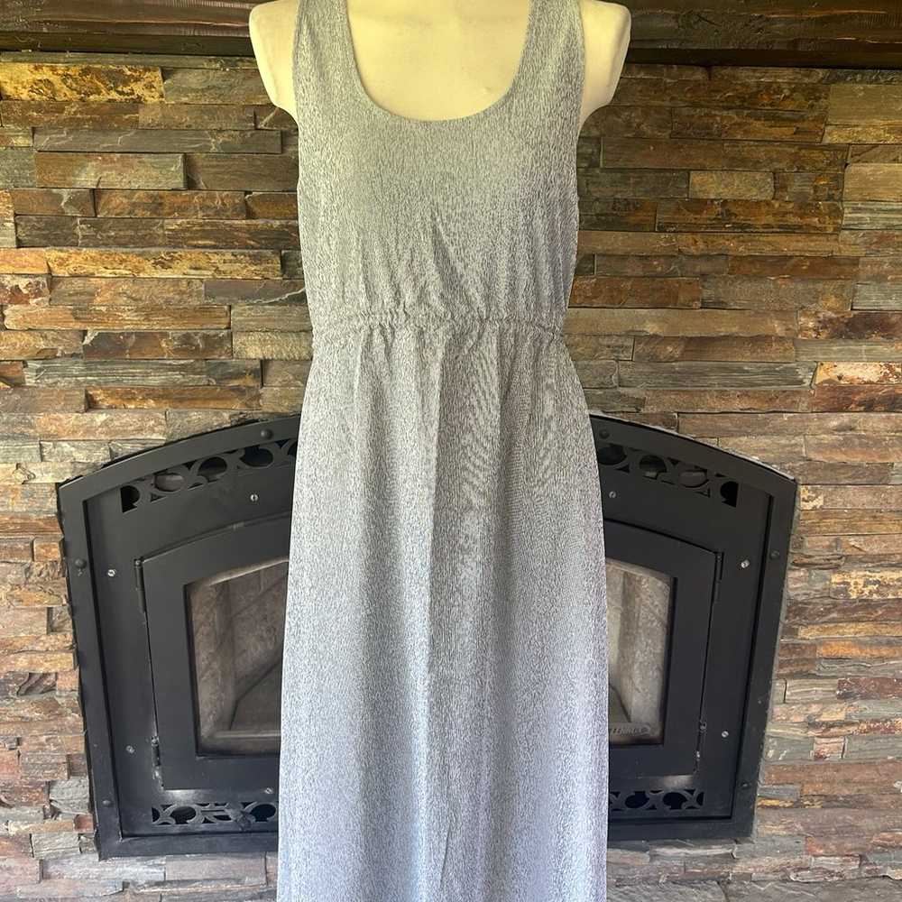 Athleta Silver Echo Tank Midi Dress Medium - image 4