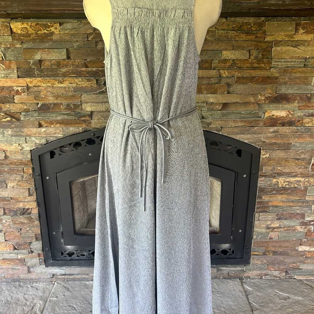 Athleta Silver Echo Tank Midi Dress Medium - image 6