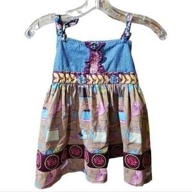 MATILDA JANE Teacup & Bird Top/Dress - Size 8 - image 1