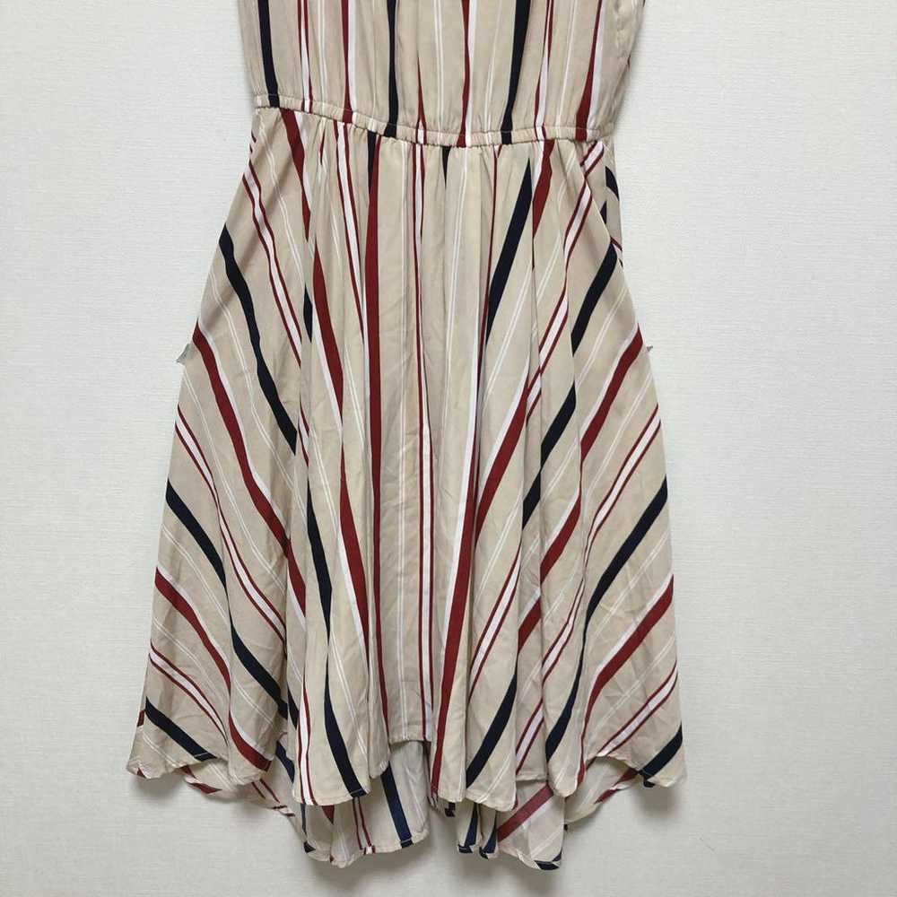 Aqua Marine Aqua Marine Stripe Sleeveless Flare O… - image 5