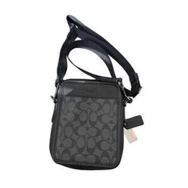 Coach Sullivan Shoulder Bag PVC Black Coach sullivan