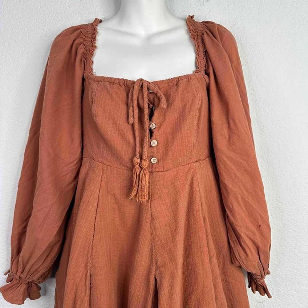 Chelsea & Violet Dress Womens Medium Rust Brown S… - image 2