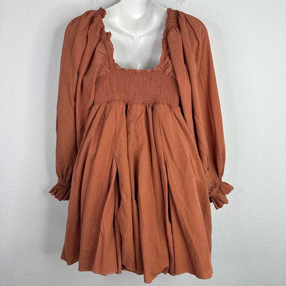 Chelsea & Violet Dress Womens Medium Rust Brown S… - image 3