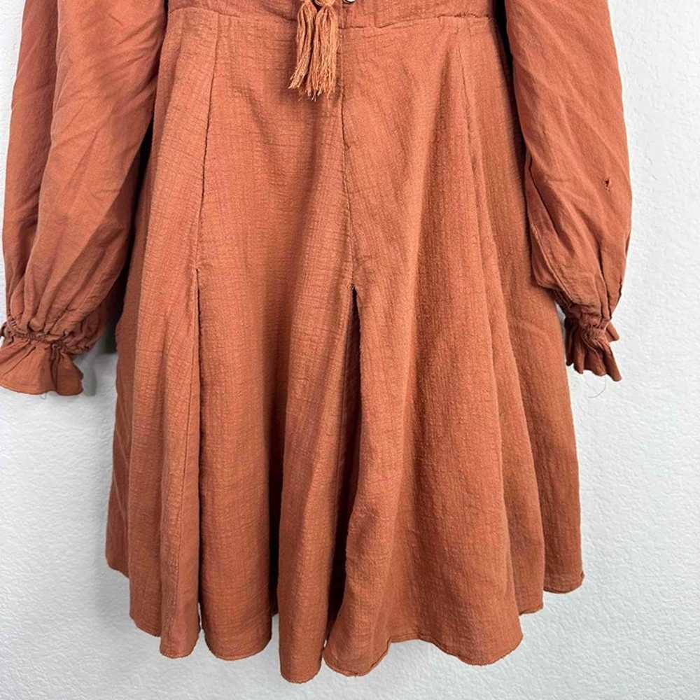 Chelsea & Violet Dress Womens Medium Rust Brown S… - image 5