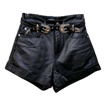 The Kooples Leather mini short