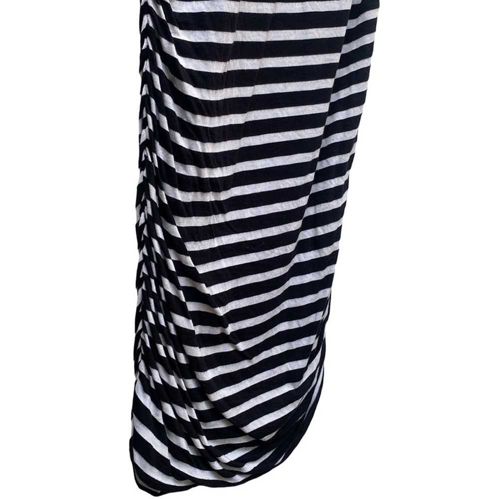 Splendid black and white striped dress M - image 3