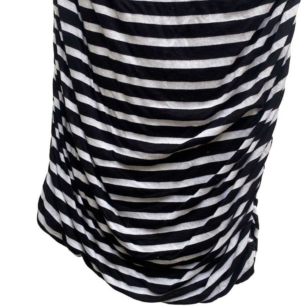 Splendid black and white striped dress M - image 5