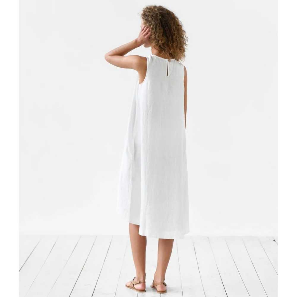 Magic Linen asymmetric hem dress - image 2