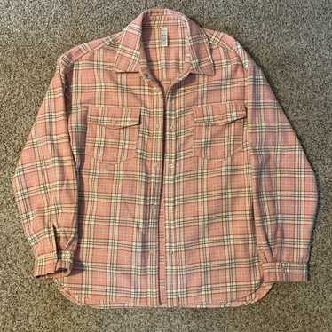 Zyia pink Ashley flannel shirt - image 1