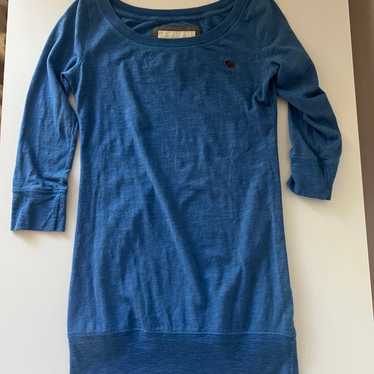 VINTAGE Abercrombie and Fitch Blue Top - image 1