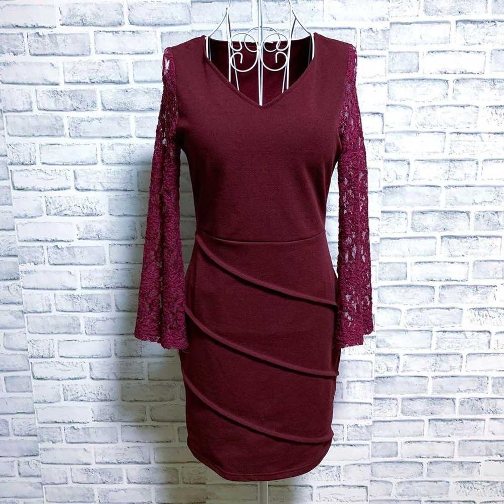 ● Daisy Store Long Sleeve Lace One Piece Dress Bo… - image 2