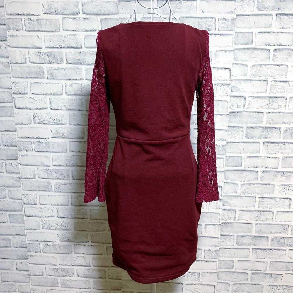 ● Daisy Store Long Sleeve Lace One Piece Dress Bo… - image 9