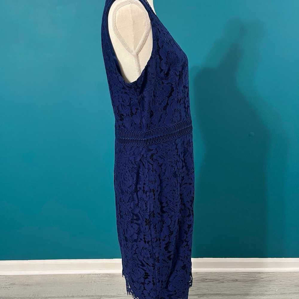 Thalia Sodi Lace Dress size 14 Blue - image 3