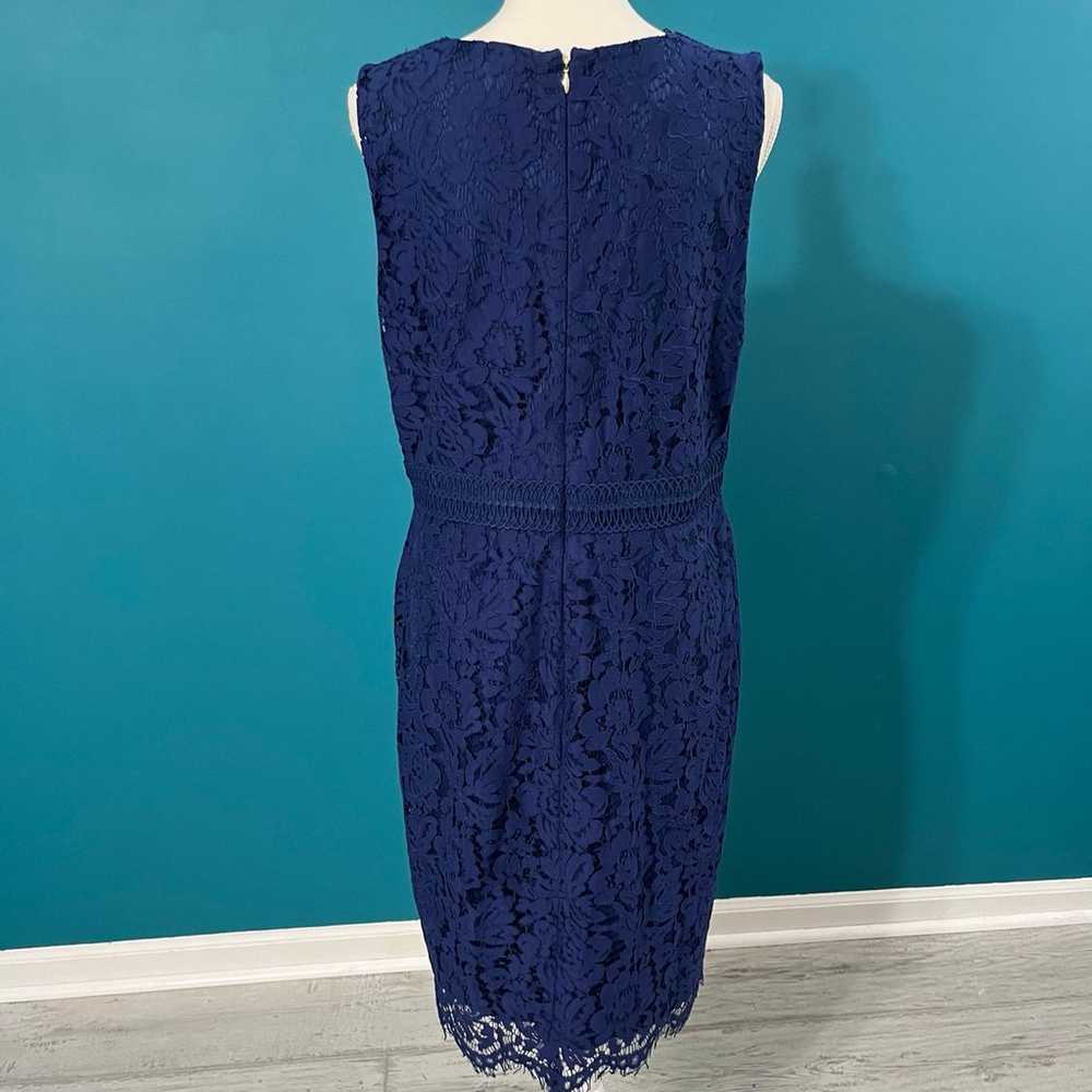 Thalia Sodi Lace Dress size 14 Blue - image 4