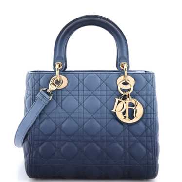 Christian Dior Lady Dior Bag Cannage Quilt Gradien