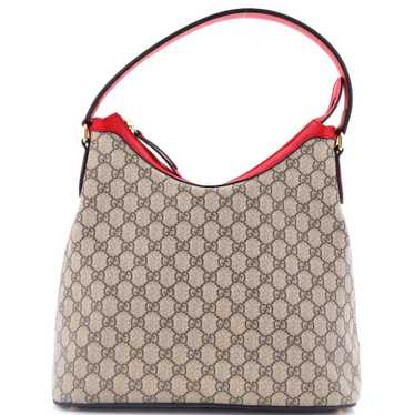 GUCCI Linea A Hobo GG Coated Canvas