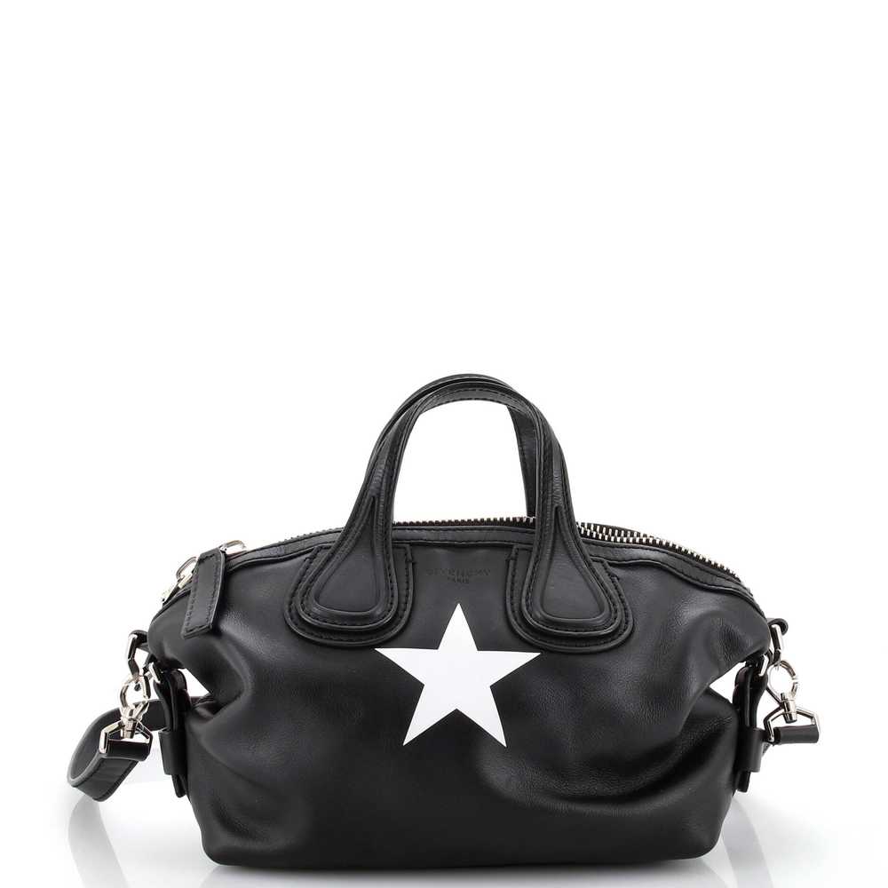 GIVENCHY Nightingale Satchel Printed Leather Mini - image 1