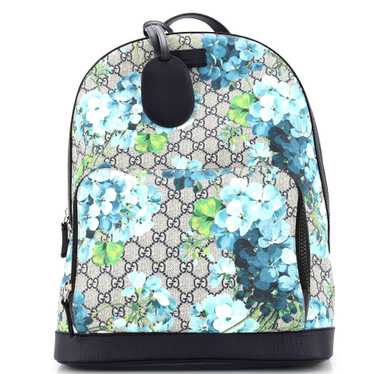 Gucci backpack blue flowers on sale