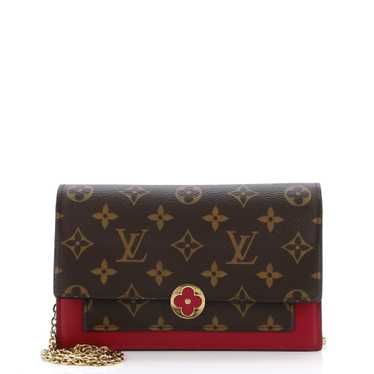 Louis Vuitton Flore Chain Wallet Monogram Canvas