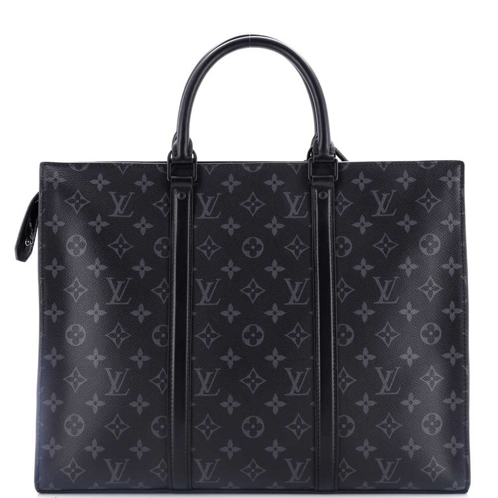 Louis Vuitton Sac Plat Zipper Tote Monogram Eclip… - image 5