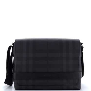 Burberry Preston Messenger Bag London Check Coated