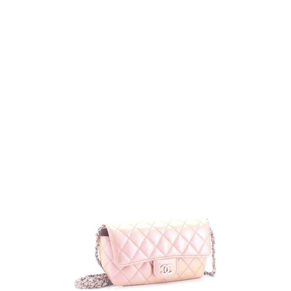 CHANEL Classic Sunglasses Case with Chain Quilted… - image 2