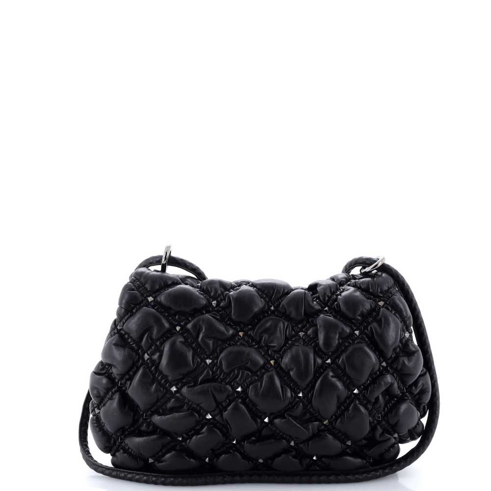 VALENTINO GARAVANI SpikeMe Flap Bag Quilted Leath… - image 3