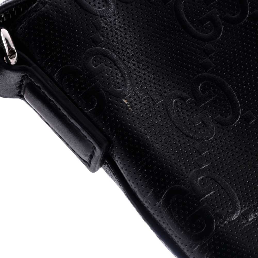 GUCCI Convertible Messenger Bag GG Embossed Perfo… - image 7