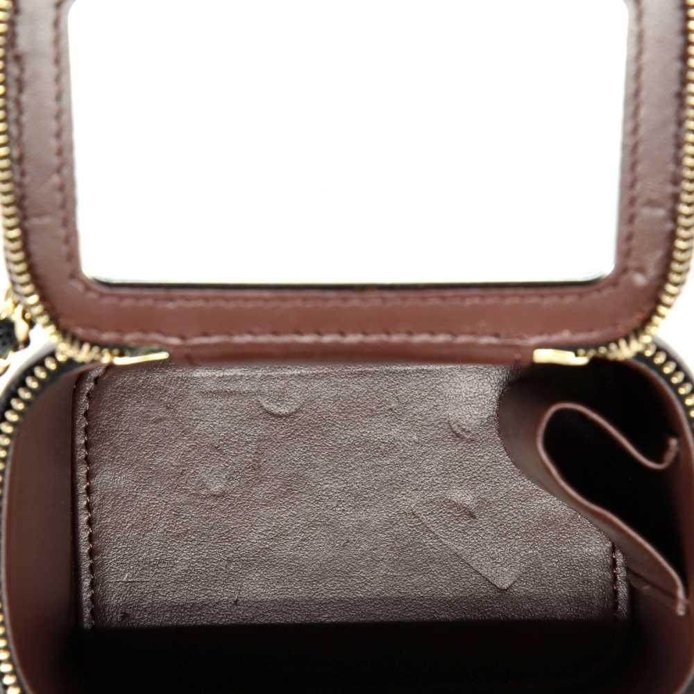 CHANEL Classic Vanity Case with Chain Quilted Cav… - image 6