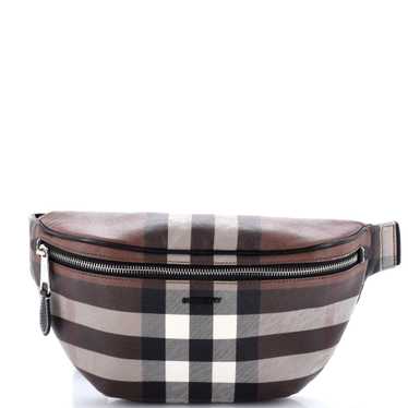 Burberry Cason Bum Bag Check E-Canvas Medium