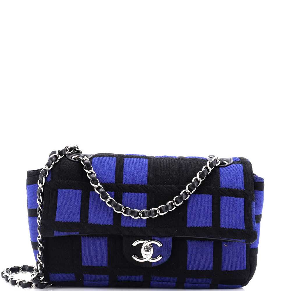 CHANEL CC Chain Flap Bag Colorblock Jersey Medium - image 1