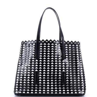 Alaia Open Tote Laser Cut Leather Medium