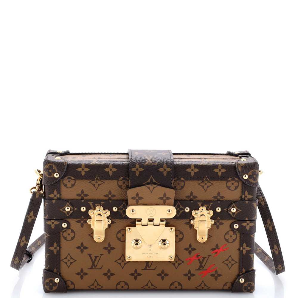 Louis Vuitton Petite Malle Handbag Reverse Monogr… - image 1