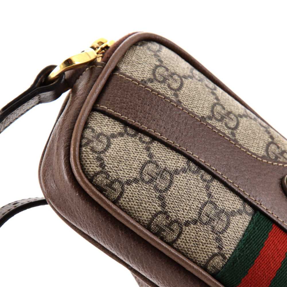 GUCCI Ophidia Crossbody Bag GG Coated Canvas Mini - image 6