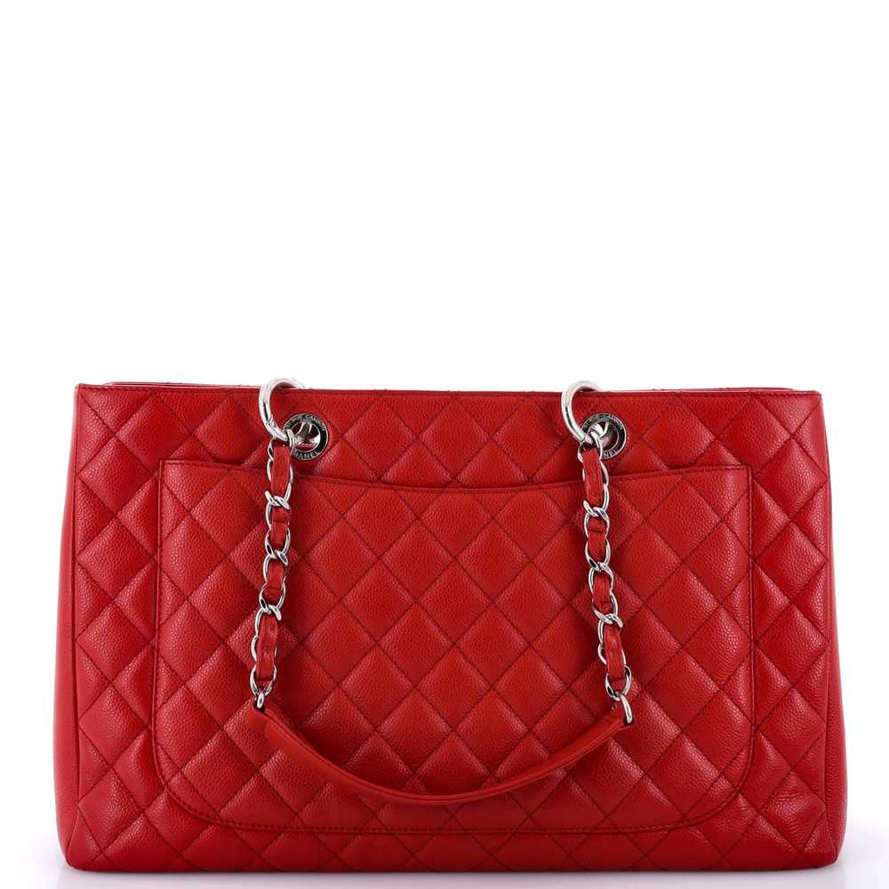 CHANEL Grand Shopping Tote Quilted Caviar XL - image 3