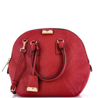 Burberry Orchard Bag Check Embossed Leather Medium