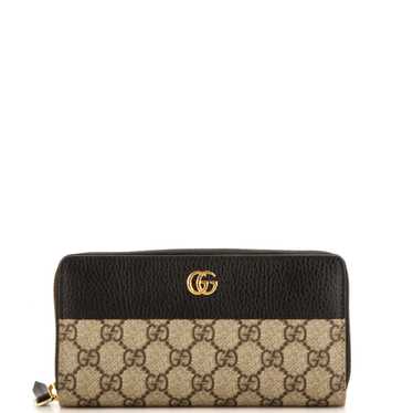 GUCCI GG Marmont Zip Around Wallet GG Coated Canva