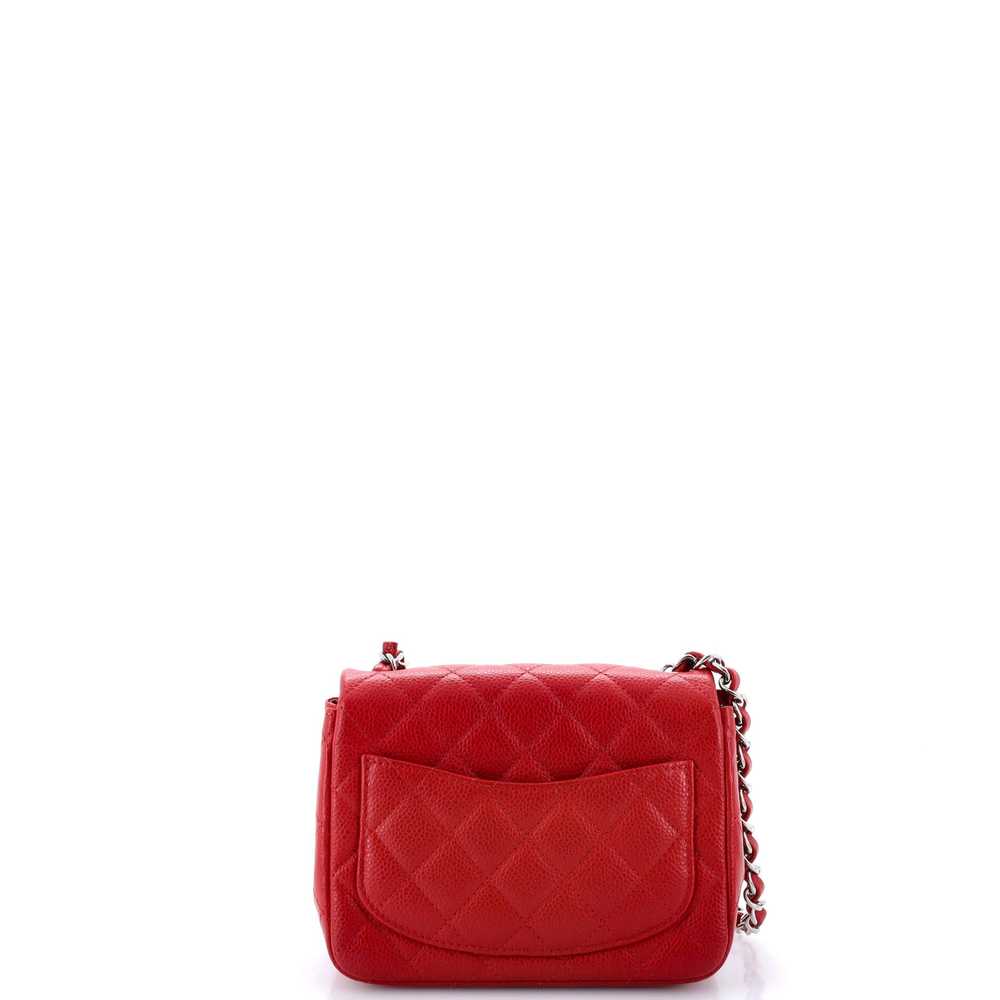 CHANEL Square Classic Single Flap Bag Quilted Cav… - image 4