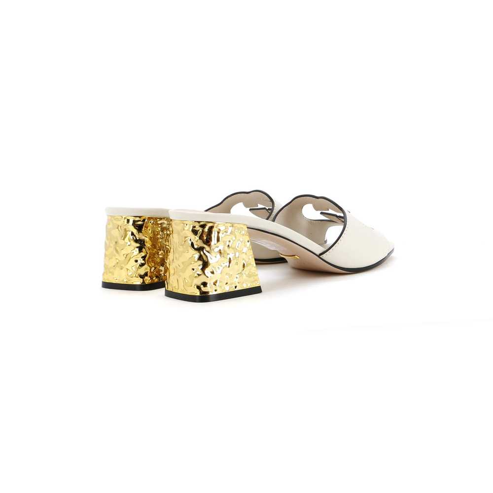 GUCCI Women's Interlocking G Cut-Out Heeled Slide… - image 3