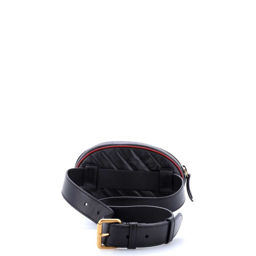 GUCCI GG Marmont Belt Bag Diagonal Quilted Leather - image 3