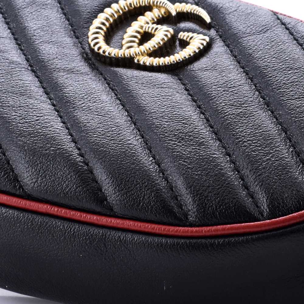 GUCCI GG Marmont Belt Bag Diagonal Quilted Leather - image 6