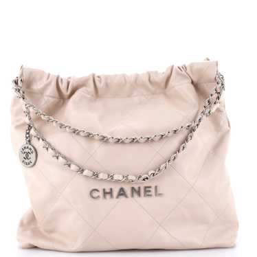 CHANEL 22 Chain Hobo Quilted Calfskin Medium