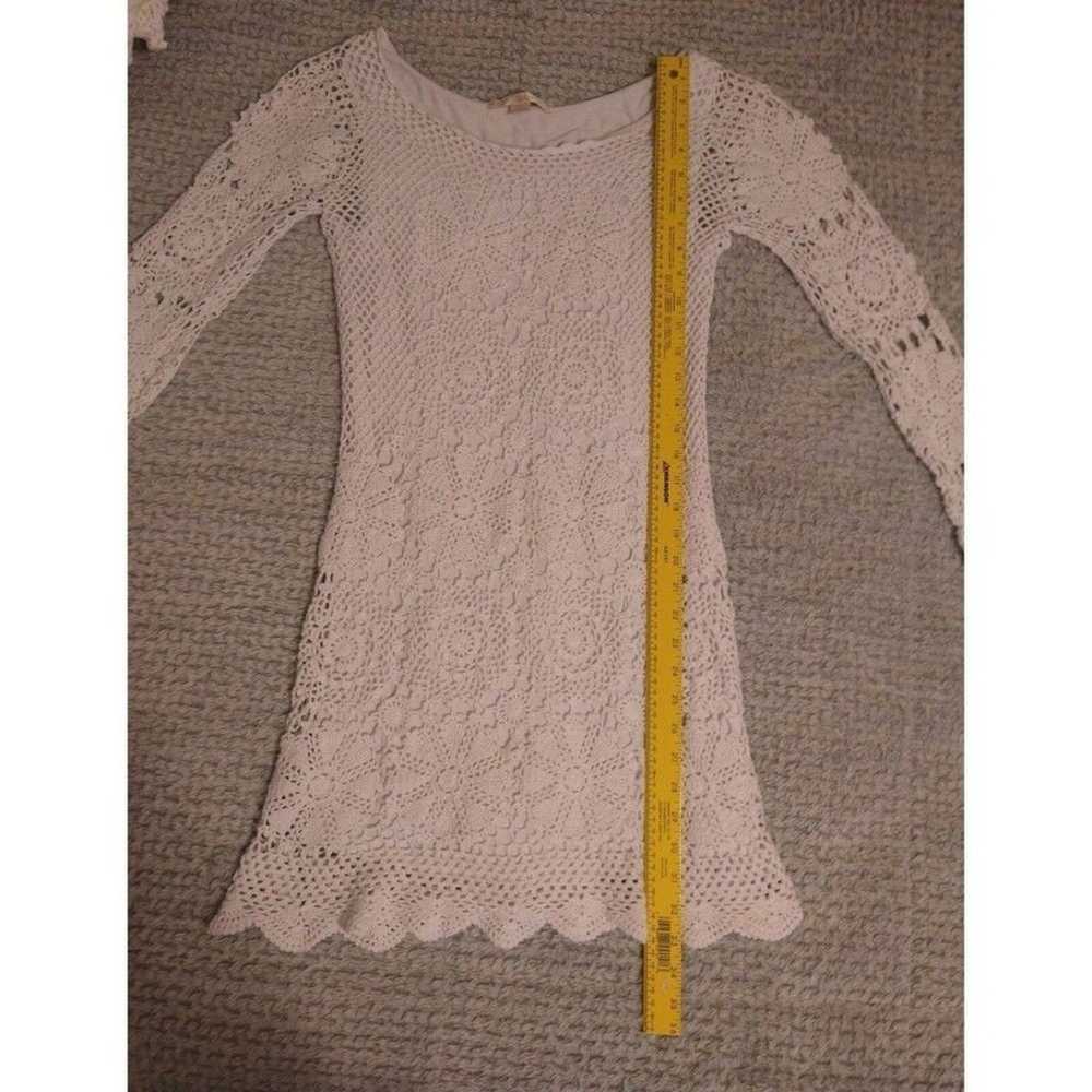 Boston proper Summer crocheted  White Large dress - image 6