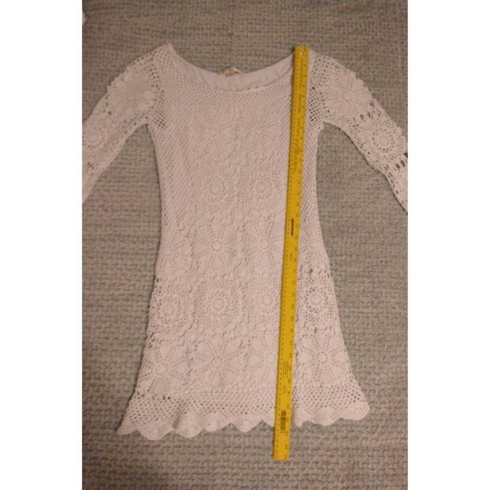 Boston proper Summer crocheted  White Large dress - image 8