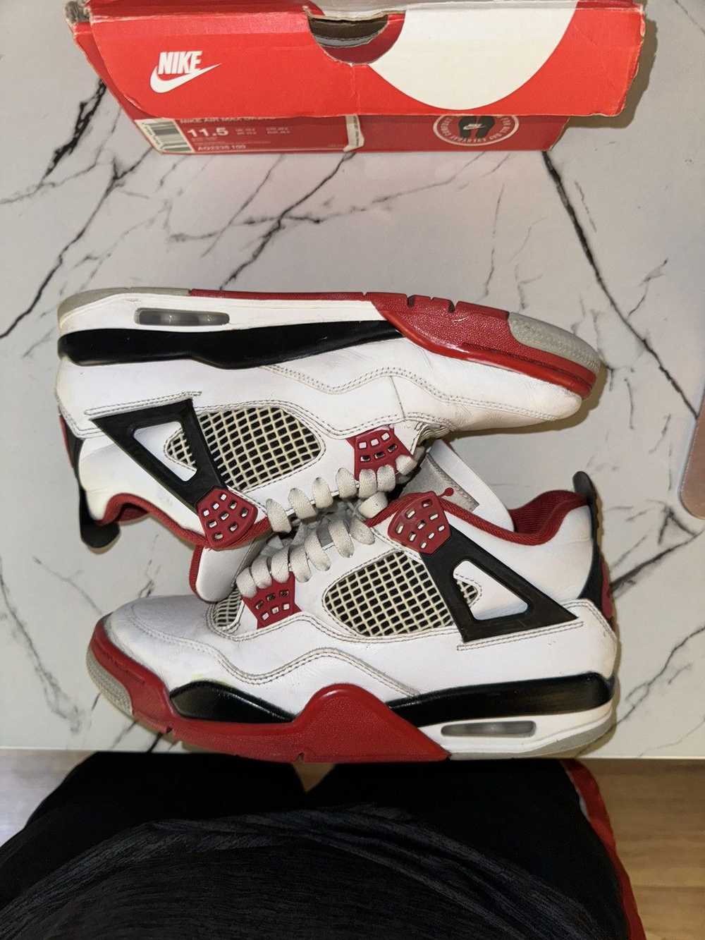 Jordan Brand AJ4 “Fire Red” Size 8 - image 2