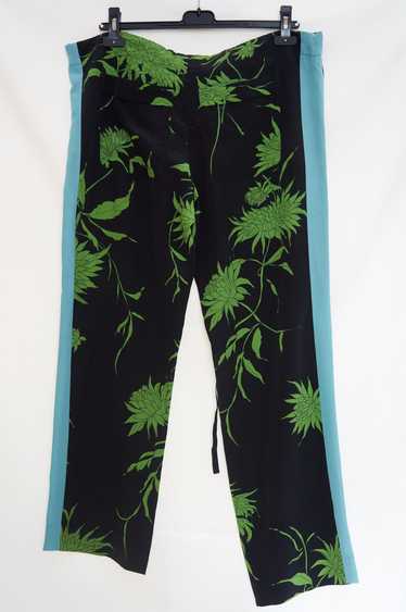 Haider Ackermann silk floral pants