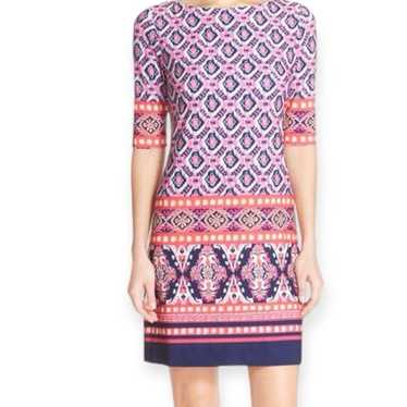 Eliza J Geometric Print Dress