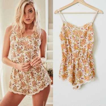 Victoria’s Secret SMALL floral lace romper