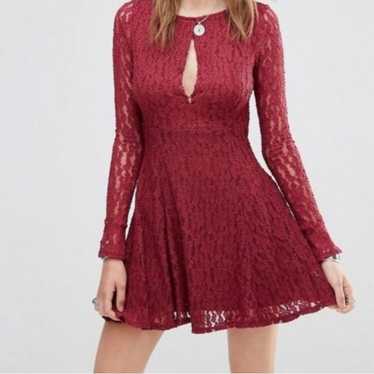 Free People Mini Lace Dress