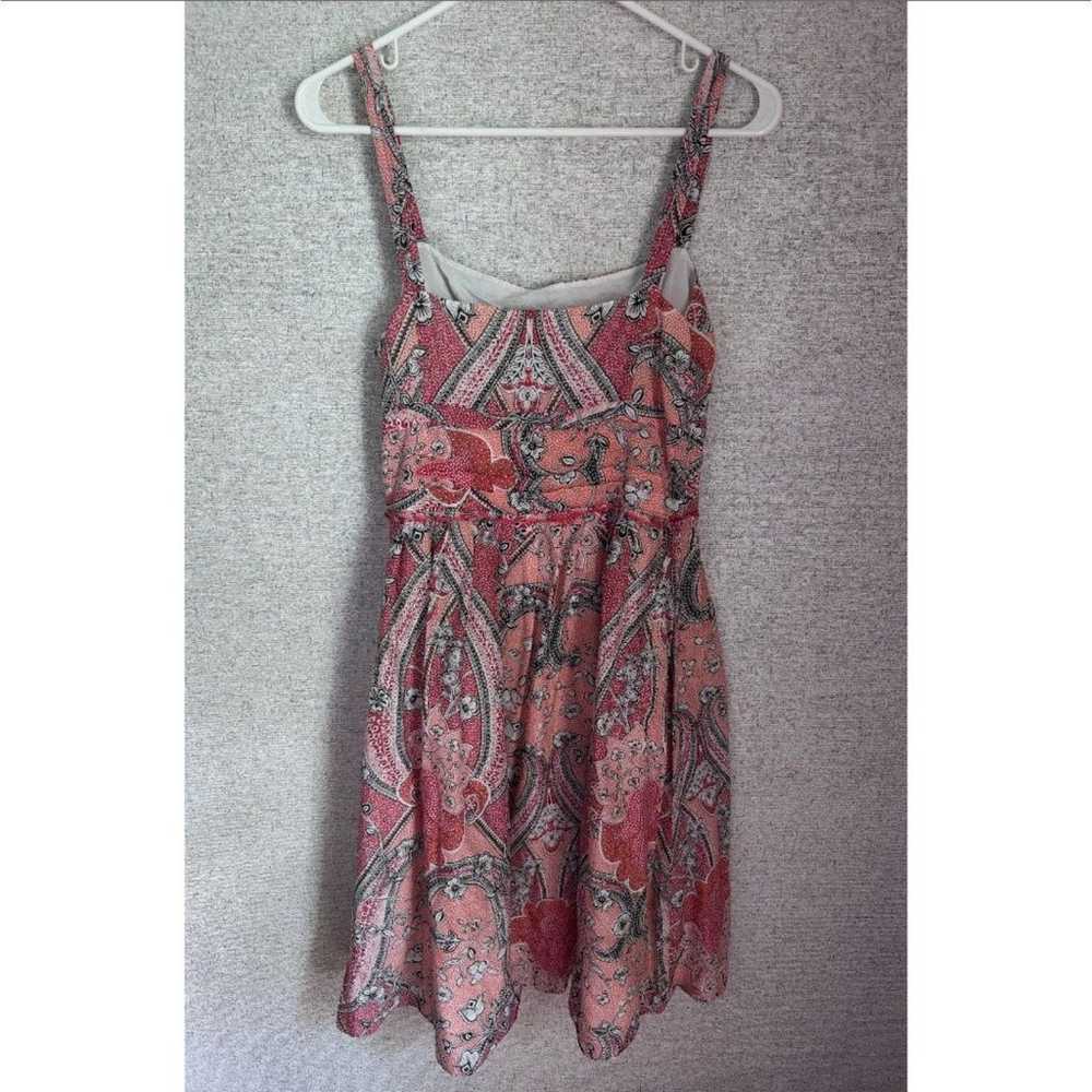 Ann Taylor boho print knee length dress size 6 - image 3